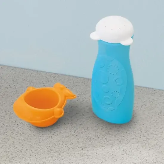 Fisher-Price Baby to Toddler Bath 4-in-1 Sling &lsquo;n Seat Tub with Removable Infant Support and 2 Toys, Green image {7}