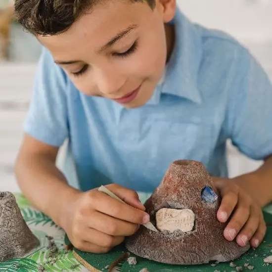 MindWare Dig It Up! Bubbling Discovery: Prehistoric Volcano Fossil Dig Kit - 7 Artifacts image {2}