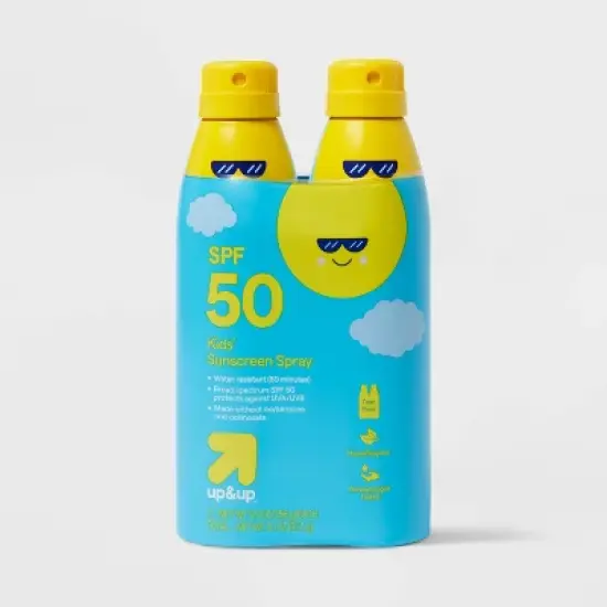 Kids' Sunscreen Spray - SPF 50 - up&up&trade; image {8}