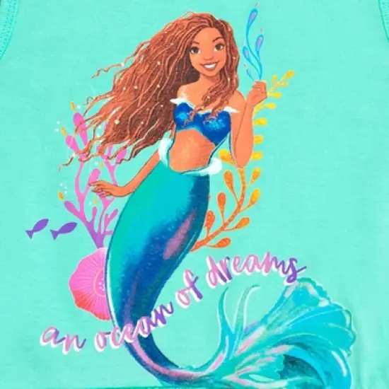 Disney Lilo & Stitch Princess Ariel Girls Tulle Dress Toddler to Big Kid image {2}