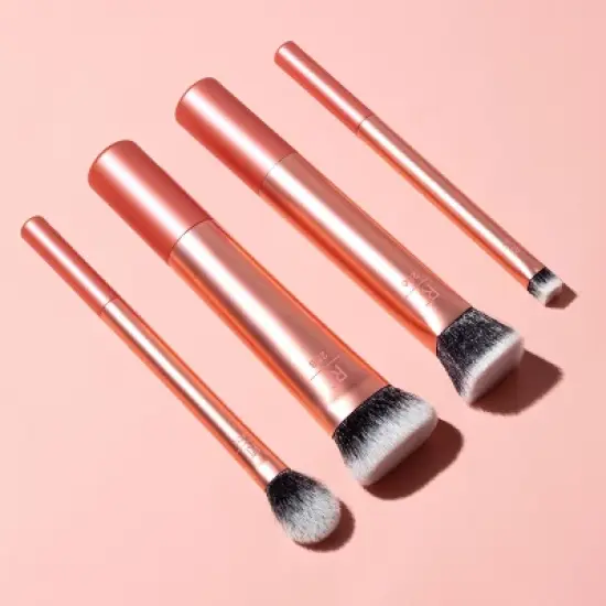 Real Techniques Face Base Makeup Brush Kit - 4pc image {3}