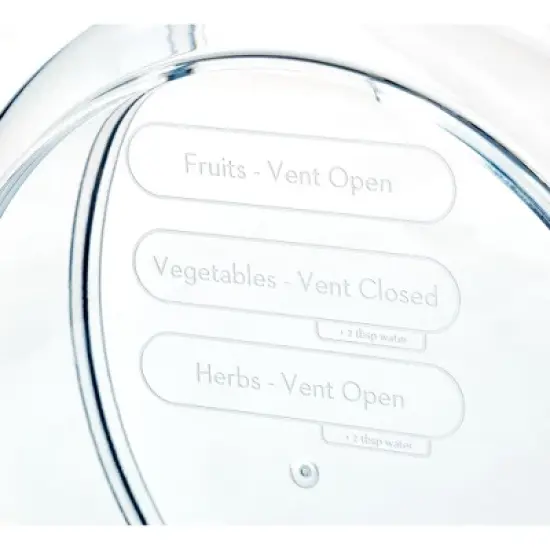 iDesign Round Produce Bin with Drainage Tray and Lid image {6}