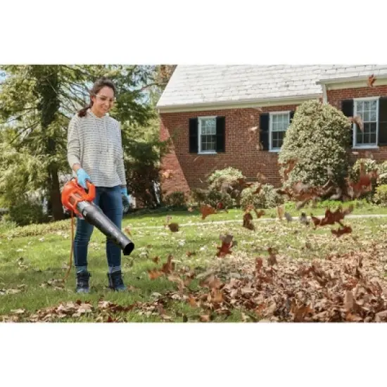 Black & Decker BEBL750 9 Amp Compact Corded Axial Leaf Blower image {9}