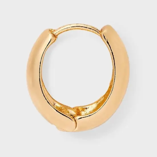 Huggie Hoop Earring Set 3pc - Universal Thread&trade; Gold image {2}