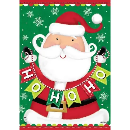 Briarwood Lane Santa Ho Ho Ho Christmas Garden Flag Holiday 12.5" image {2}