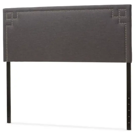 Geneva Modern And Contemporary Fabric Upholstered Headboard - Baxton Studio image {1}