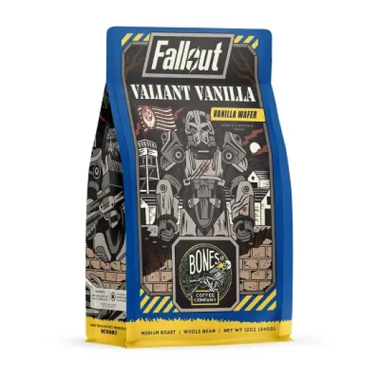 Bones Coffee Company Valiant Vanilla 12 oz (Ground) image {7}