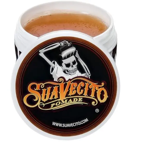 Suavecito SIGNATURE Pomade ORIGINAL REGULAR HOLD Hair (PACK OF 2) 4 oz,  Water-Based Gel, All Day Hold image {2}
