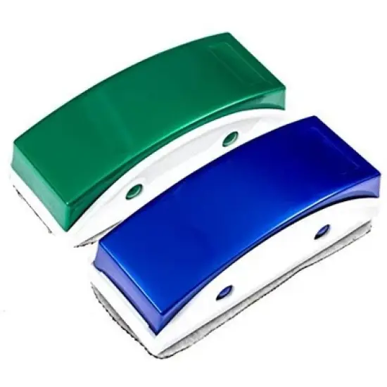 Impresa 2 Pack Magnetic Whiteboard Eraser for Use with Glass Dry Erase Boards - Includes10 Replaceable Cleaning Cloths image {6}