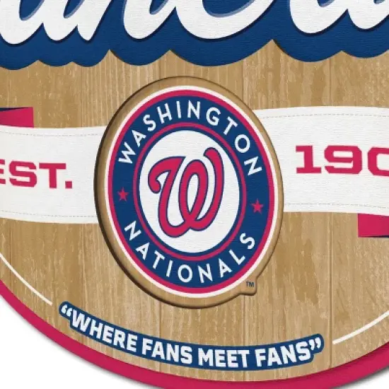 MLB Washington Nationals Fan Cave Sign image {3}
