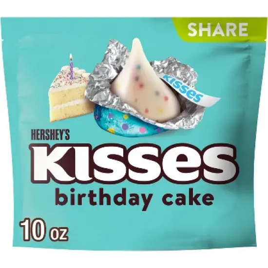 HERSHEY'S Birthday Cake Kisses Share Size - 10oz image {7}