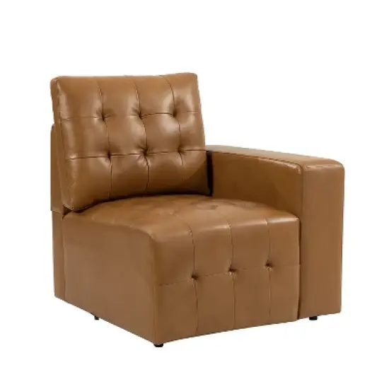 Javier Genuine Leather Upholstered Sofa Set 87" wide Sofa with Removable Back Cushions and Hidden Interior Storage | ARTFUL LIVING DESIGN image {5}