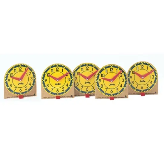 Carson Dellosa Education Mini Judy&reg; Clocks, Grade K-3, Pack of 12 image {1}