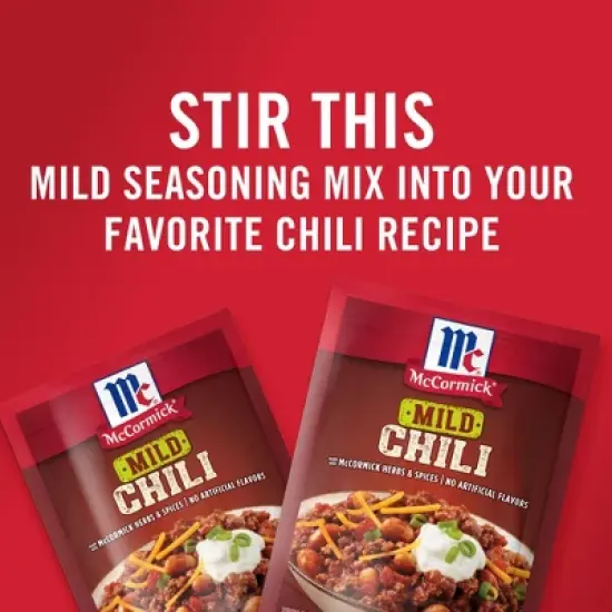 McCormick Mild Chili Seasoning Mix - 1.25oz image {3}