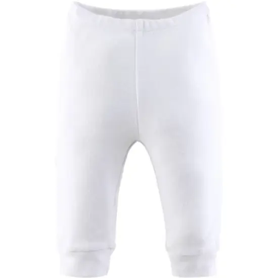 The Peanutshell Flowers & Stars 5-Pack Cuffed Baby Pants in Pink/Light Coral/White, 9-12 Months image {4}