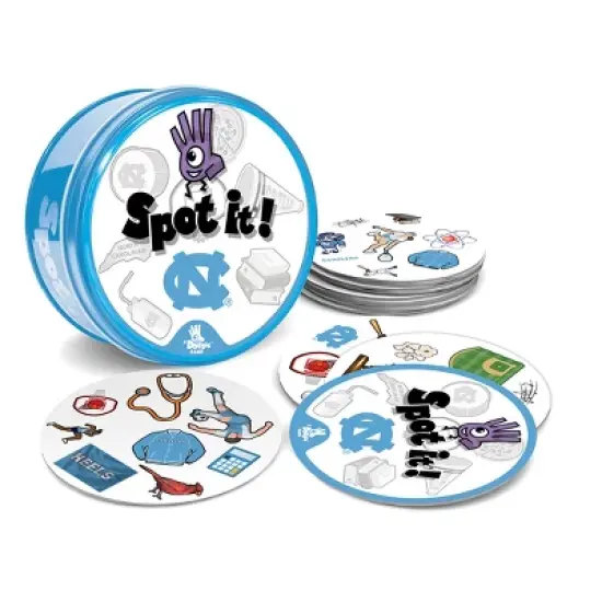 MasterPieces Officially Licensed NCAA UNC Tar Heels Spot It Game for Kids and Adults image {2}