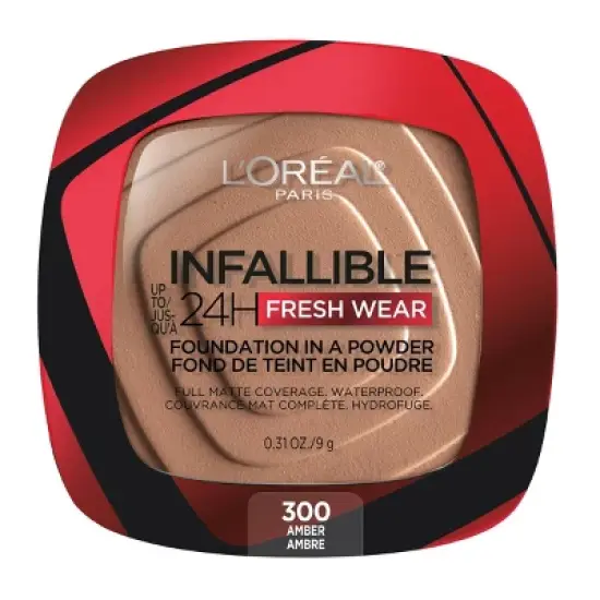 L'Oreal Paris Infallible Up to 24H Fresh Wear Foundation in a Powder - 0.31oz image {21}