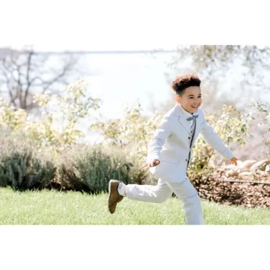 Hope & Henry Boys' Linen Suit Jacket, Infant image {4}
