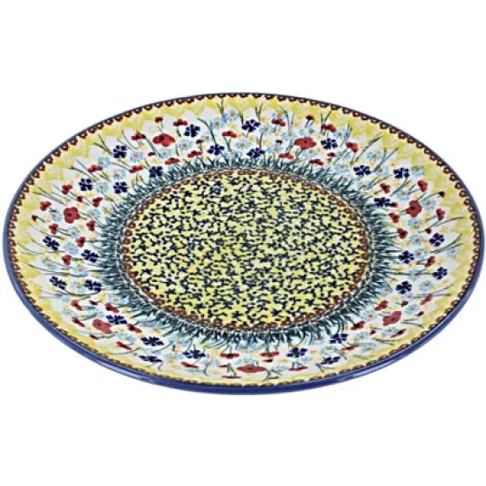 Blue Rose Polish Pottery Manufaktura Dinner Plate image {11}
