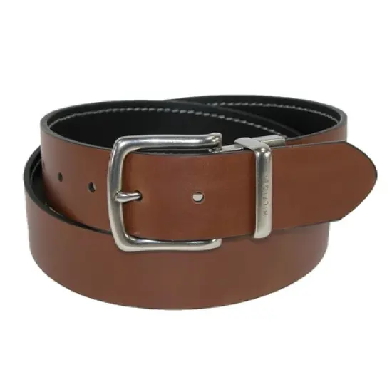 Tommy Hilfiger Men's Reversible Belt with Contrast Stitch image {1}