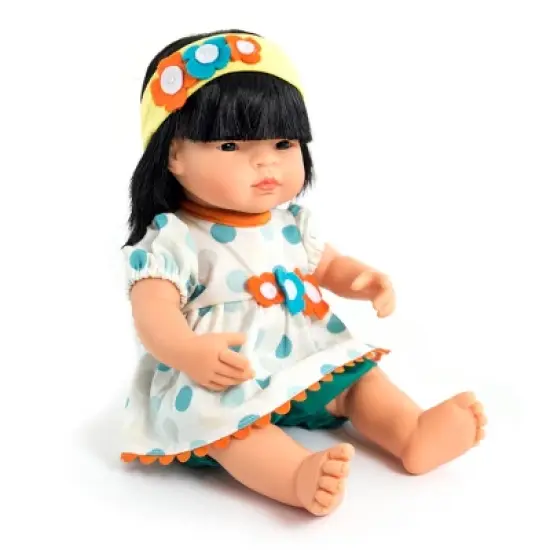 Miniland Educational Doll Clothes, Summer Outfit with Headband, 15" Dolls image {2}