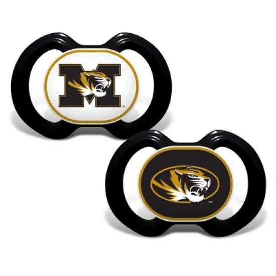 BabyFanatic Officially Licensed Pacifier 2-Pack - NCAA Missouri Tigers image {4}