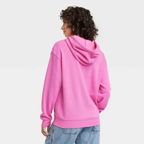 Women's Elf Son of a Nutcracker Graphic Hoodie - Pink image {1}