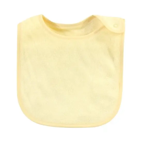 Hudson Baby Infant Girl Rayon from Bamboo Terry Bibs, Citrus, One Size image {6}