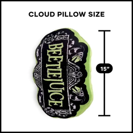 Beetlejuice Beetlejuice Logo Travel Cloud Pillow 15 Inches image {3}