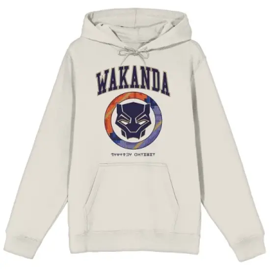 Black Panther Wakanda Forever Hero Icon Men's Sand Sweatshirt image {3}