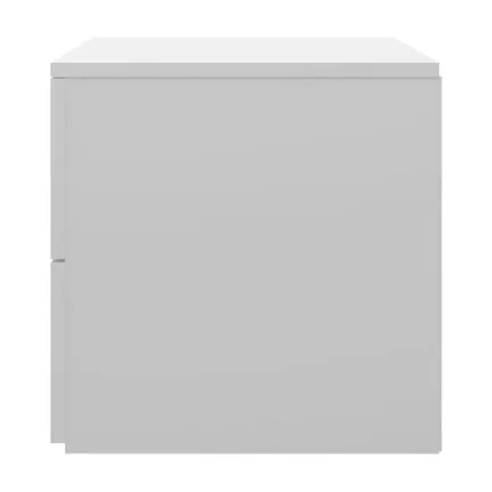 Delmar Wood 2 Drawer Nightstand Matte White - Hillsdale Furniture image {3}