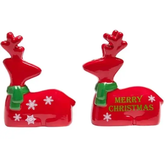 The Lakeside Collection Christmas Deer Housewares Collection - Salt & Pepper Shakers image {2}