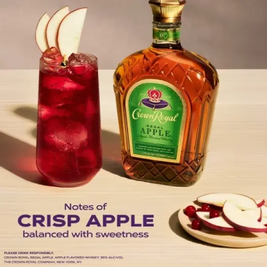 Crown Royal Regal Apple Flavored Whisky - 750ml Bottle image {3}