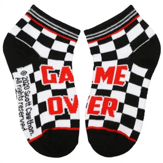 Five Nights at Freddy's Main Characters 6-Pack Youth Ankle Socks for men image {5}