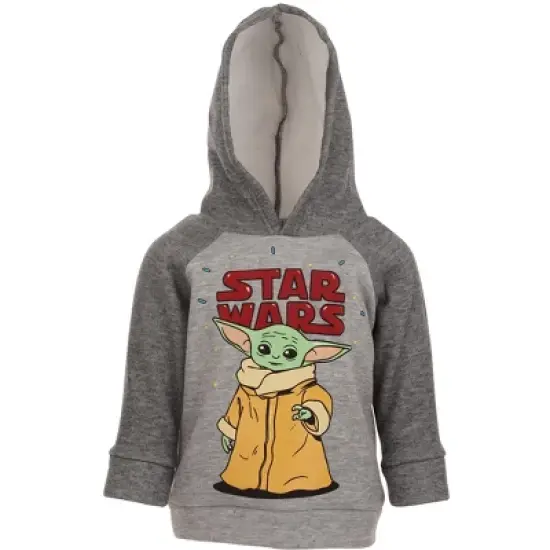 Star Wars The Mandalorian Grogu Fleece Pullover Hoodie image {8}