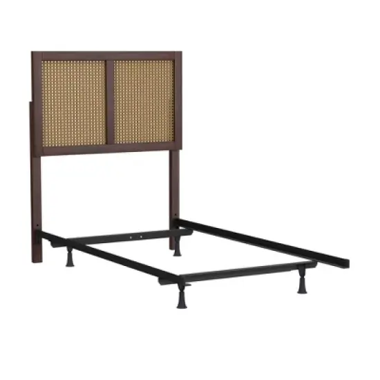 Serena Wood and Cane Panel Headboard with Frame - Hillsdale Furniture image {10}