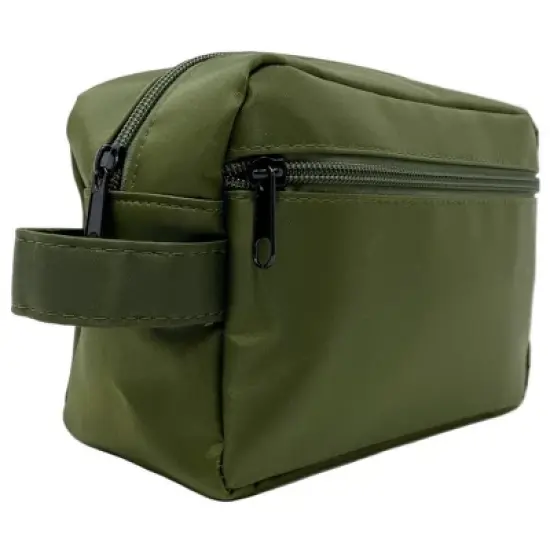 Wild Trail - Olive Green Canvas Toiletry Bag image {1}