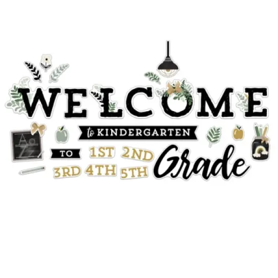 Carson Dellosa Education Farmhouse Welcome Bulletin Board Set image {1}