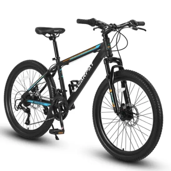 VASIP 26" Mountain Bike with Shimano 21-Speed, Disc Brakes, Steel Frame, Suspension for Adults & Teens image {7}