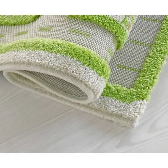 31.5"x44.5" Traffic Green 3D Play Rug - IVI image {9}