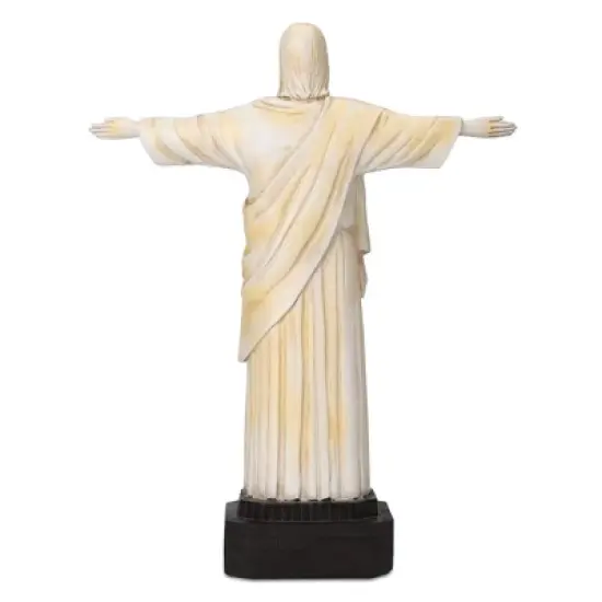 Techko Maid Jesus Solar Outdoor Garden Statue Decor with Spotlight image {4}