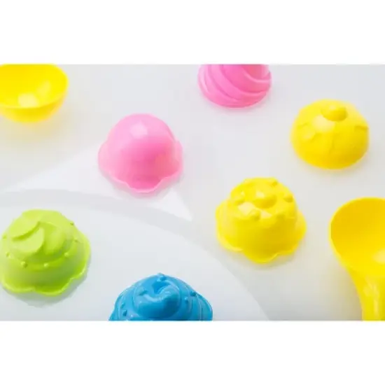 Top Race 9'' Ice Cream Sand Toy - Blue - 16 Pieces image {3}