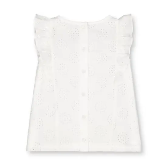 Hope & Henry Girls' A-Line Flutter Top, Toddler image {2}