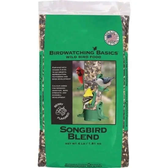 Birdwatching Basics 4 Lb. Songbird Blend Wild Bird Food image {1}