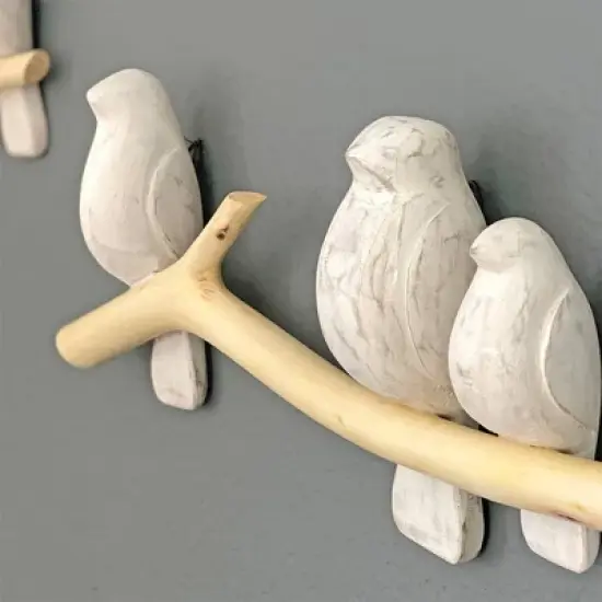 Crane Baby 2-Piece Wooden Wall Decor - Birds image {5}