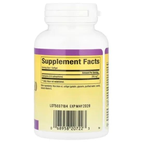 Natural Factors Coenzyme Q10, 200 mg, 60 Softgels image {1}