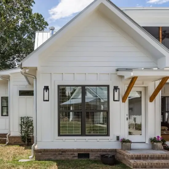 C Cattleya 2 Pack Matte Black Outdoor Wall Light with Cylinder Clear Glass Shade image {3}