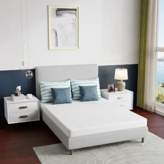 FDW 5 Inch Gel Memory Foam Mattress,Gel Infused Mattress CertiPUR-US Certified,Bed-in-a-Box with Non-Slip Bottom,Fiberglass Free image {8}