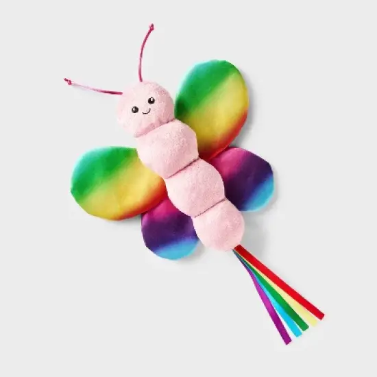 Pride Butterfly Kicker Plush Cat Toy image {3}