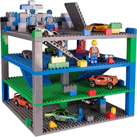 Strictly Briks Classic Stackable Baseplates, For Building Bricks, Bases for Tables, Mats, and More image {1}